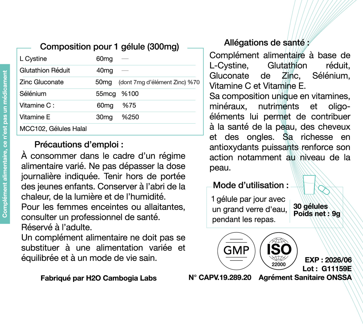 GLUTATHION Complex جلوتاثيون علاج 3 أشهر